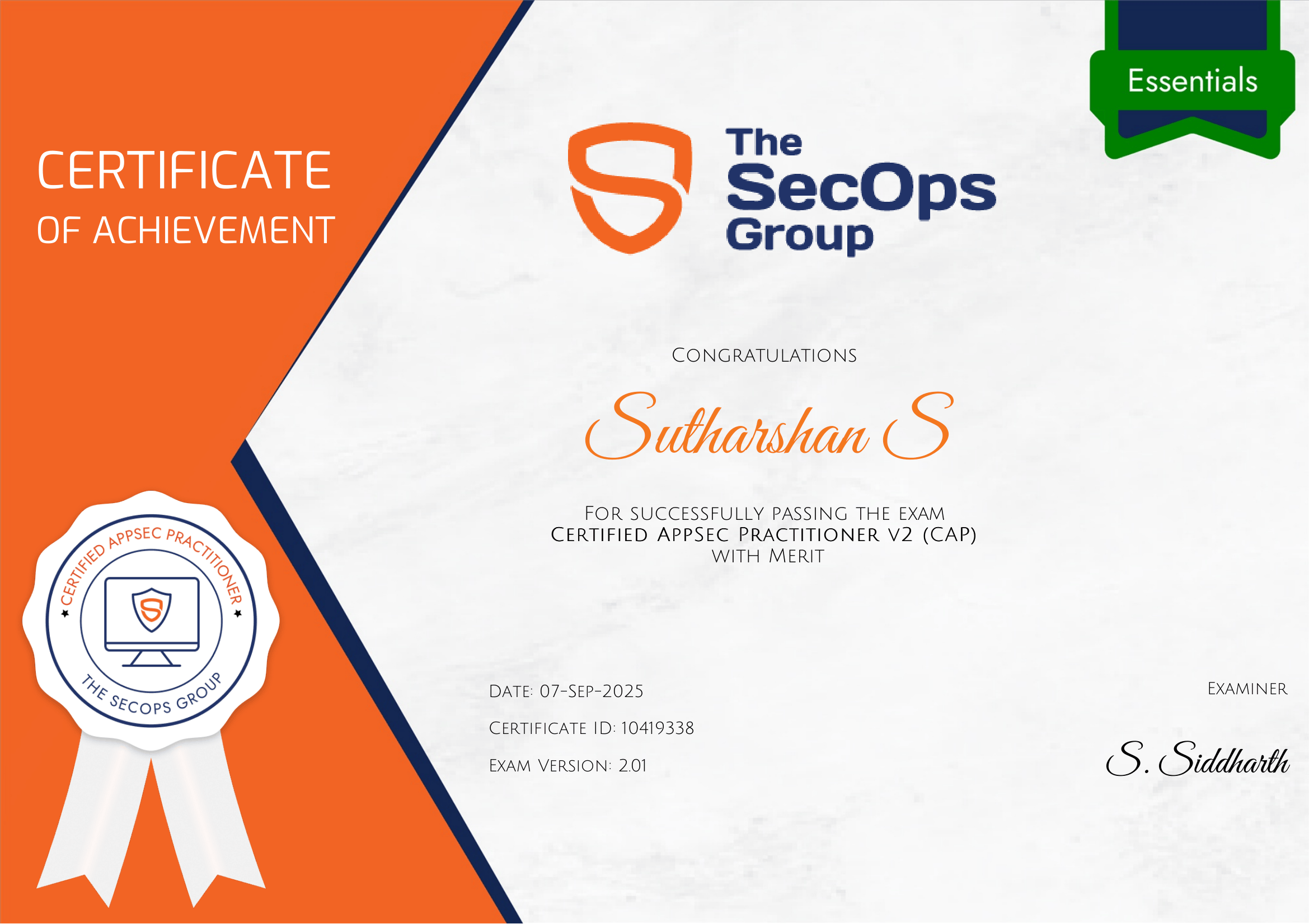 Certified AppSec Practitioner V2